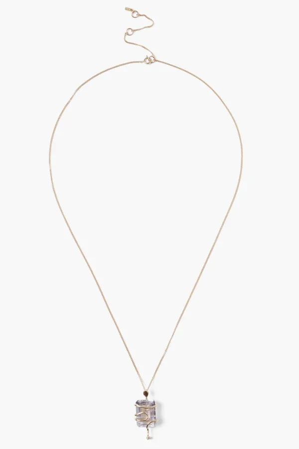 Chan Luu Necklaces^14K Serpent Necklace Green Amethyst