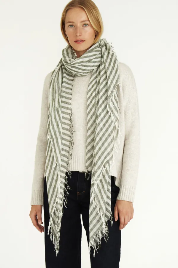 Chan Luu Scarves^Kombu Linea Cashmere And Silk Scarf