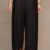 Chan Luu Bottoms^Lana Drawstring Pant Black