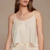 Chan Luu Tops^Lana Top Antique White