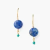 Chan Luu Earrings^Lapis Coin Earrings