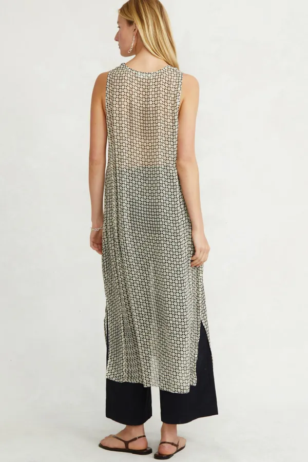 Chan Luu Dresses^Laura Sleeveless Tunic Black Check