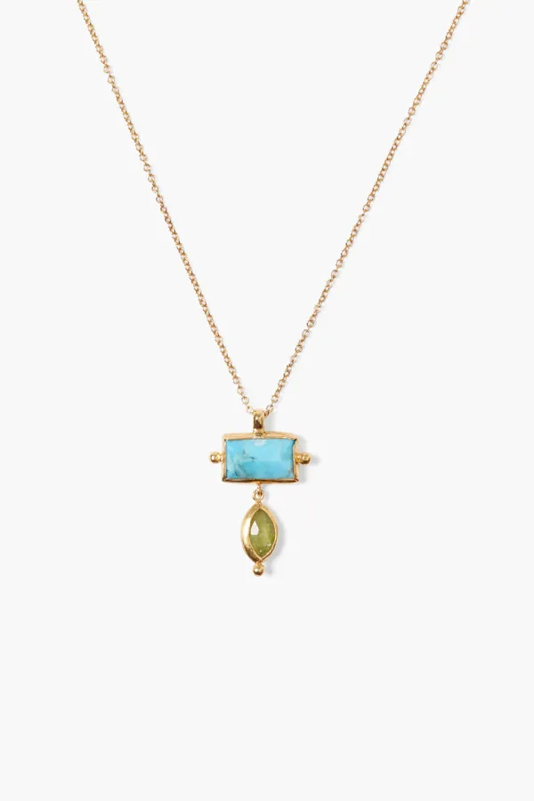 Chan Luu Necklaces^Levi Necklace Turquoise Mix