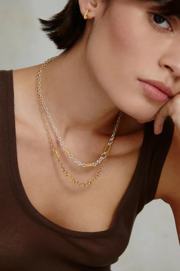 Chan Luu Necklaces^Luca Necklace Silver Mix