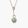 Chan Luu Necklaces^Luna Drop Necklace Aquamarine