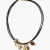 Chan Luu Necklaces^Madrid Charm Necklace Black Mix