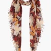 Chan Luu Scarves^Magnolia Floral Print Cashmere And Silk Scarf
