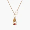 Chan Luu Necklaces^Mano Evil Eye Charm Necklace Garnet