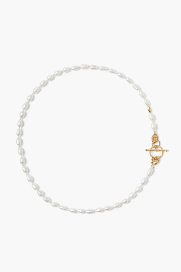 Chan Luu Necklaces^Mano Toggle Necklace White Pearl