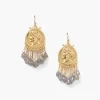 Chan Luu Earrings^Medusa Earrings Labradorite