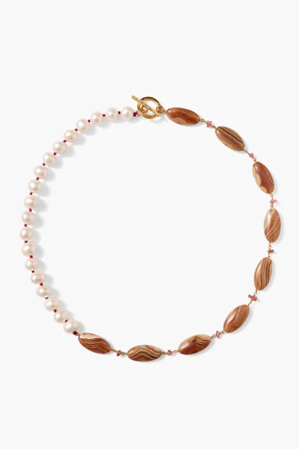 Chan Luu Necklaces^Meridian Necklace Rhodochrosite