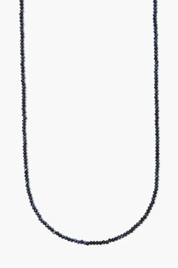 Chan Luu Necklaces^Midnight Crystal Silver Necklace
