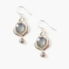 Chan Luu Earrings^Moonstone & Pearl Ostra Earrings