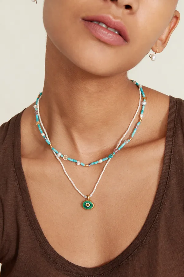 Chan Luu Necklaces^Mya Evil Eye Necklace Set