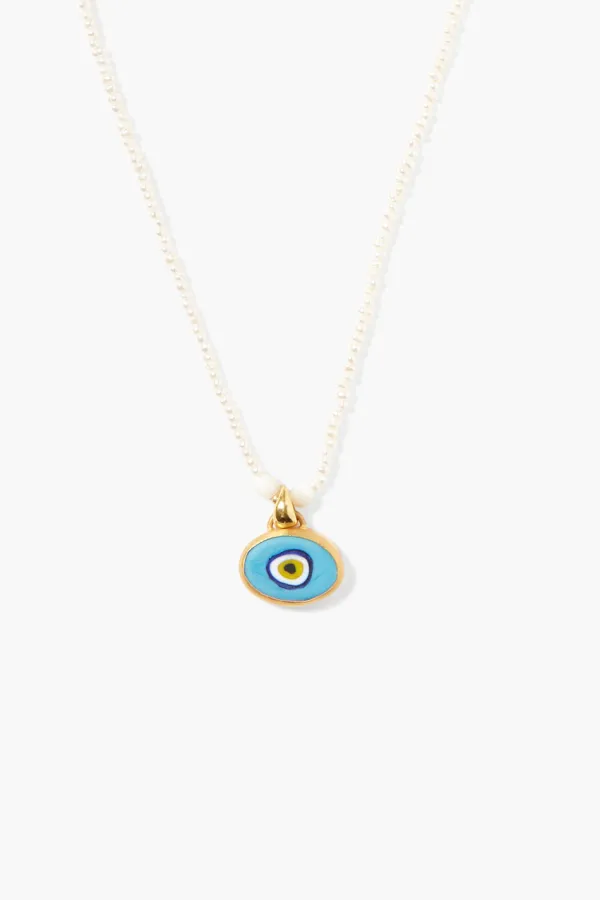 Chan Luu Necklaces^Mya Evil Eye Necklace Turquoise Mix