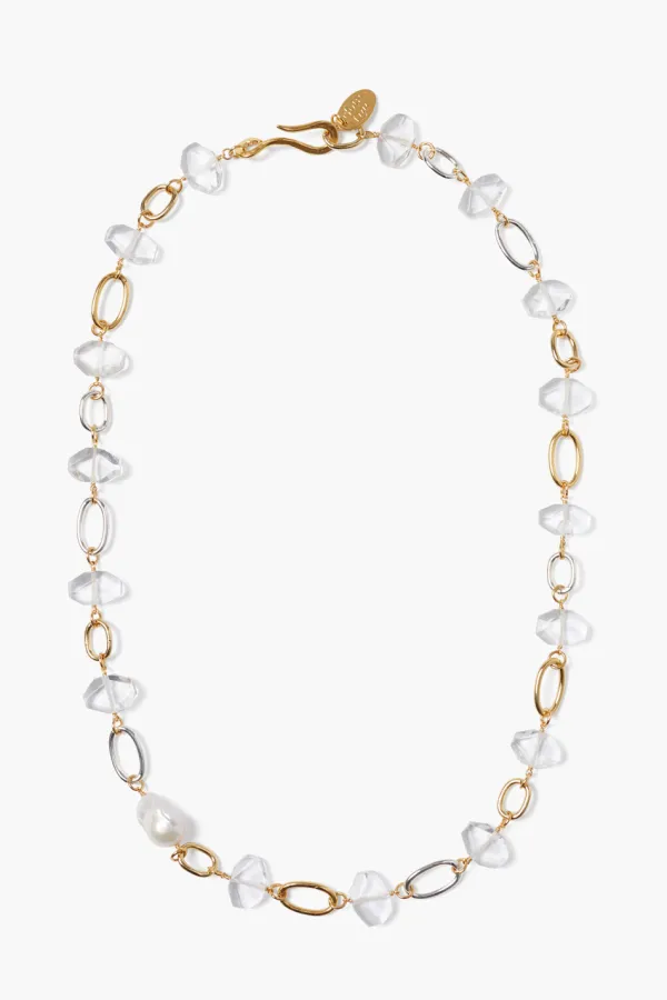 Chan Luu Necklaces^Noor Crystal Necklace Gold Mix