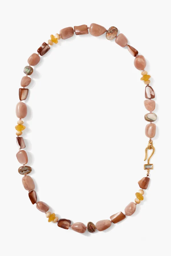 Chan Luu Necklaces^Odyssey Hook Necklace Pink Moonstone