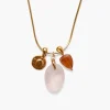 Chan Luu Necklaces^Ostia Charm Necklace Rose Quartz