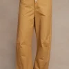 Chan Luu Bottoms^Paper Bag Barrel Pant Khaki