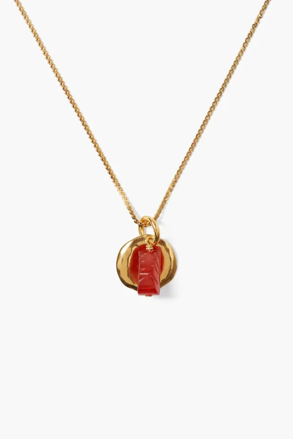 Chan Luu Necklaces^Paz Coin Necklace Carnelian