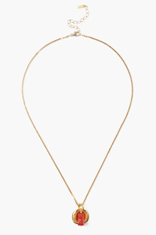 Chan Luu Necklaces^Paz Coin Necklace Carnelian