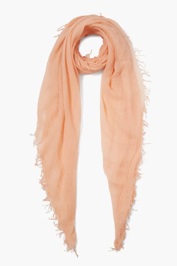 Chan Luu Scarves^Peach Cashmere And Silk Scarf
