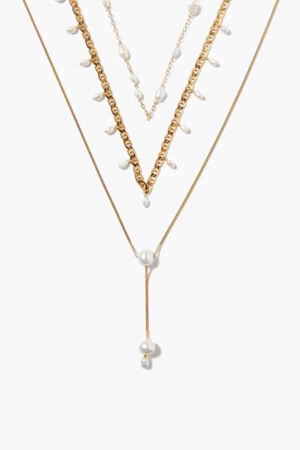 Chan Luu Necklaces^Pearl Trio Necklace Set