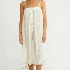 Chan Luu Dresses^Phoebe Embroidered Dress Cloud Cream
