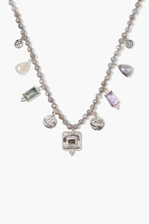 Chan Luu Necklaces^Pilar Charm Necklace Labradorite Mix