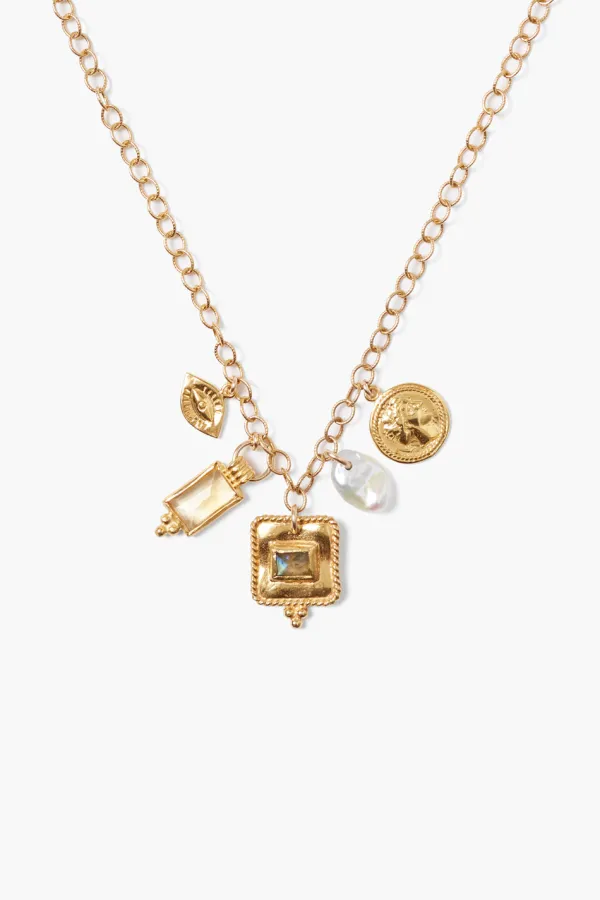 Chan Luu Necklaces^Pilar Necklace Gold Mix