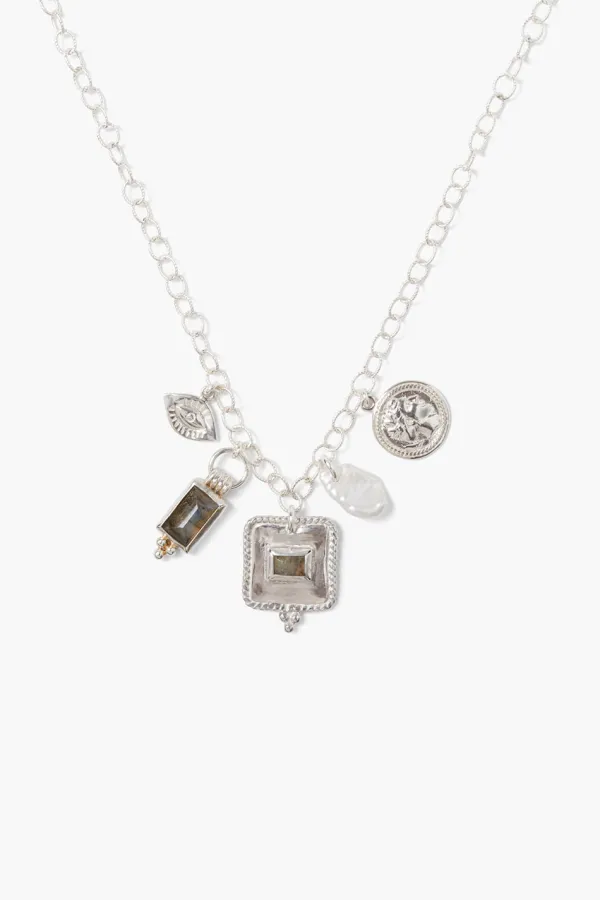 Chan Luu Necklaces^Pilar Necklace Silver Mix