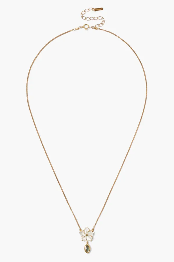Chan Luu Necklaces^Plumeria Drop Necklace Labradorite Mix