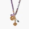 Chan Luu Necklaces^Portrait Charm Necklace Amethyst