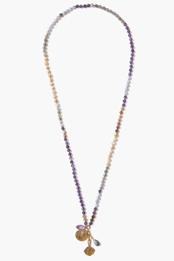 Chan Luu Necklaces^Portrait Charm Necklace Amethyst