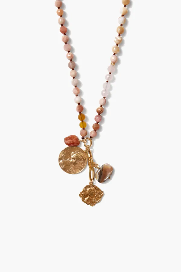 Chan Luu Necklaces^Portrait Charm Necklace Sunstone