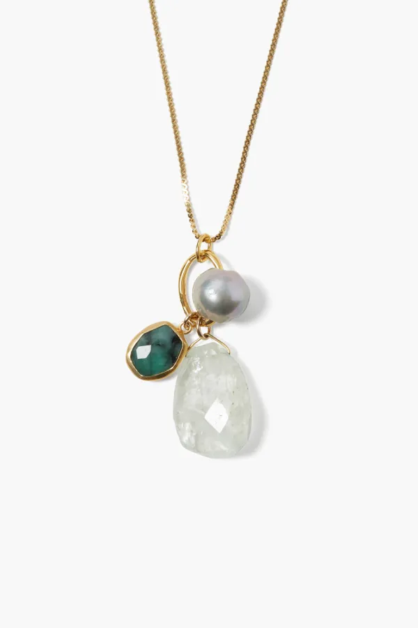 Chan Luu Necklaces^Provence Charm Necklace Seafoam Mix