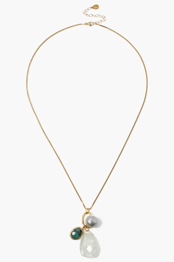 Chan Luu Necklaces^Provence Charm Necklace Seafoam Mix