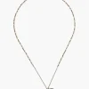 Chan Luu Necklaces^Pyrite And Heart Charm Necklace