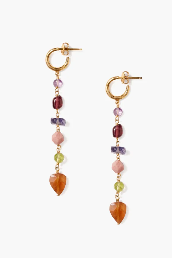 Chan Luu Earrings^Rahel Tiered Earrings Multi Mix
