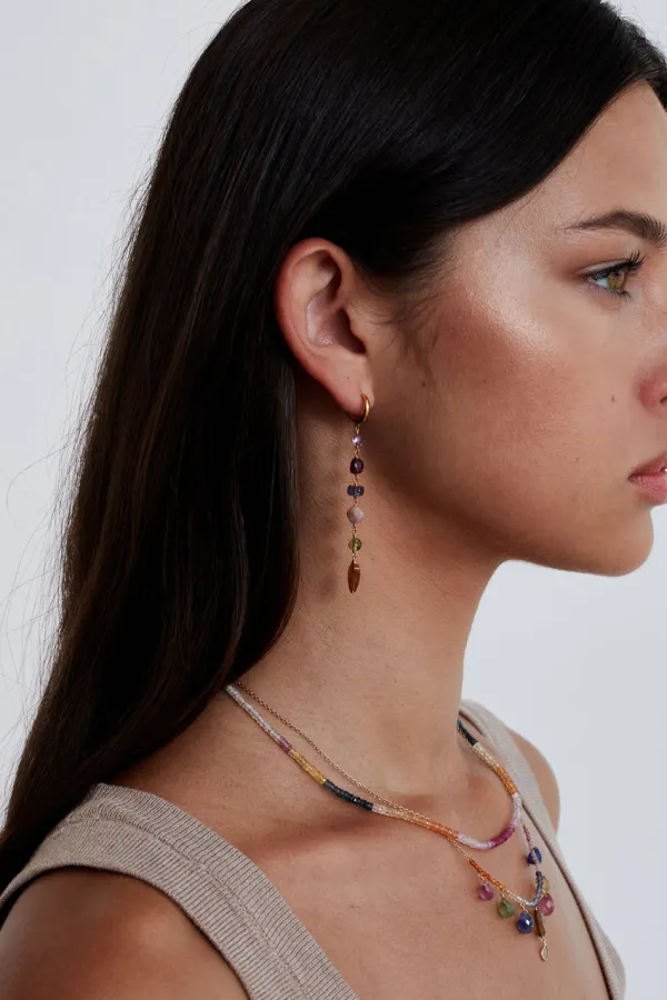 Chan Luu Earrings^Rahel Tiered Earrings Multi Mix