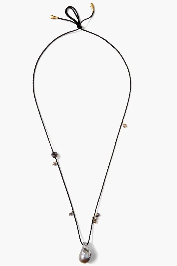 Chan Luu Necklaces^Rosario Necklace Grey Pearl