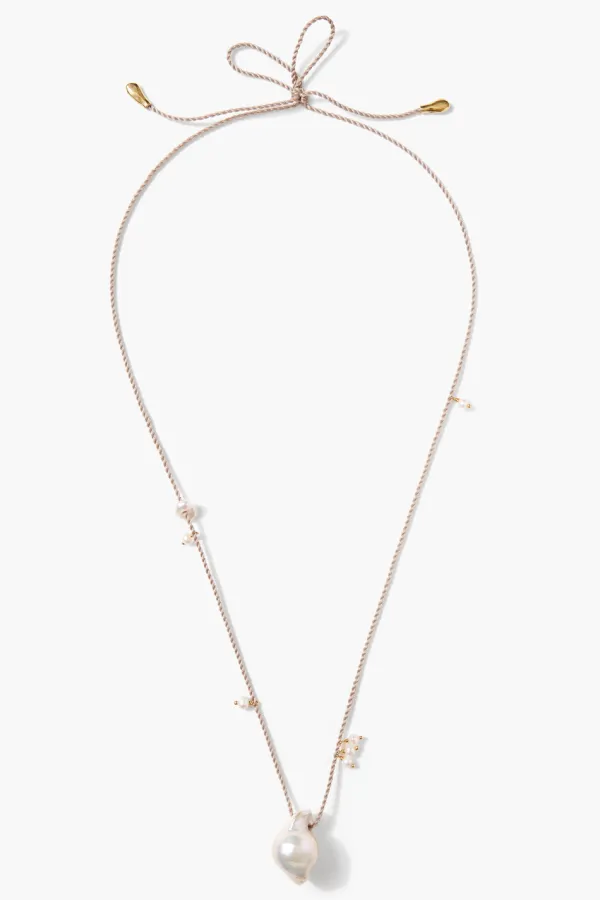 Chan Luu Necklaces^Rosario Necklace White Pearl