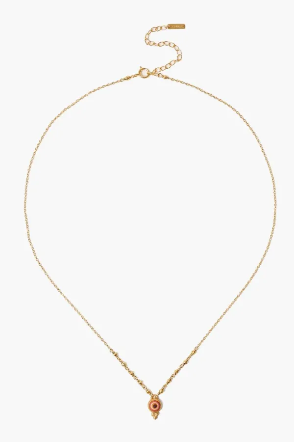 Chan Luu Necklaces^Rose Micro Evil Eye Gold Necklace