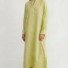 Chan Luu Dresses^Saman Embroidered Dress Green