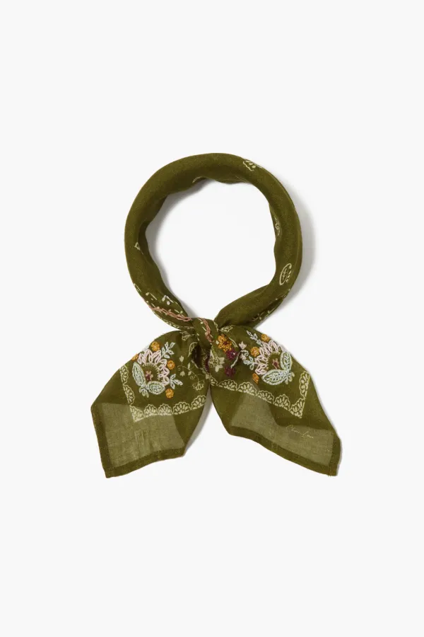 Chan Luu Bandanas^Santi Paisley Bandana Avocado