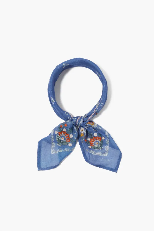 Chan Luu Bandanas^Santi Paisley Bandana Wedgewood