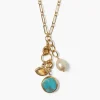 Chan Luu Necklaces^Sardinia Charm Necklace Turquoise