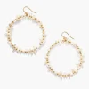 Chan Luu Earrings^Seychelles Hoop Earrings White Mop