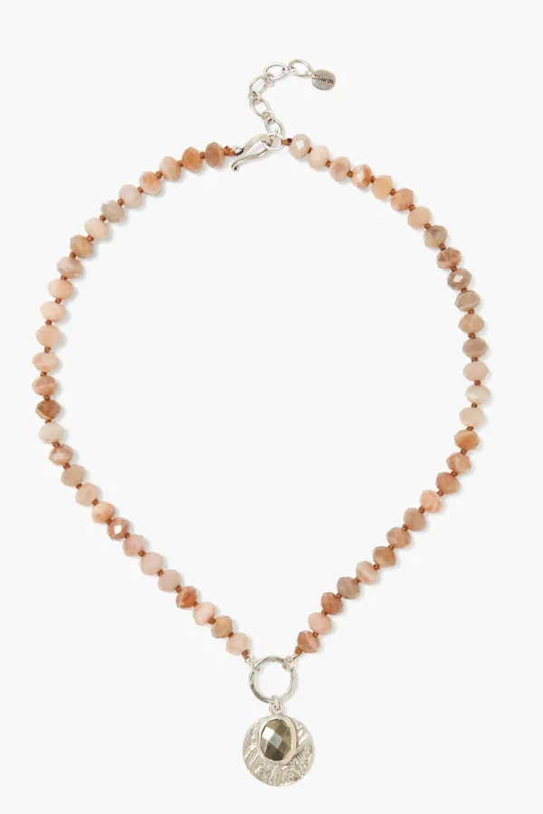 Chan Luu Necklaces^Sunstone And Silver Coin Necklace