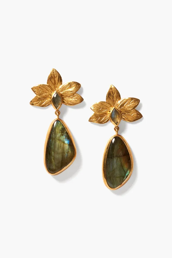 Chan Luu Earrings^Sylve Drop Earrings Labradorite